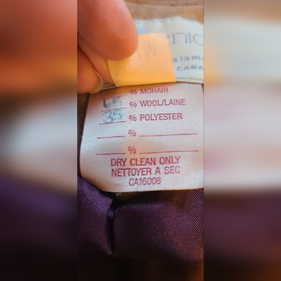 AMAZING Vintage Hand Woven Suede and Wool Jacket - Picture 8 of 8